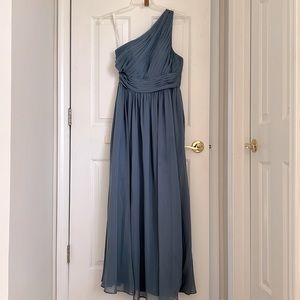 Azazie Molly One Shoulder Bridesmaid Dress Size A8 (US 4-6)